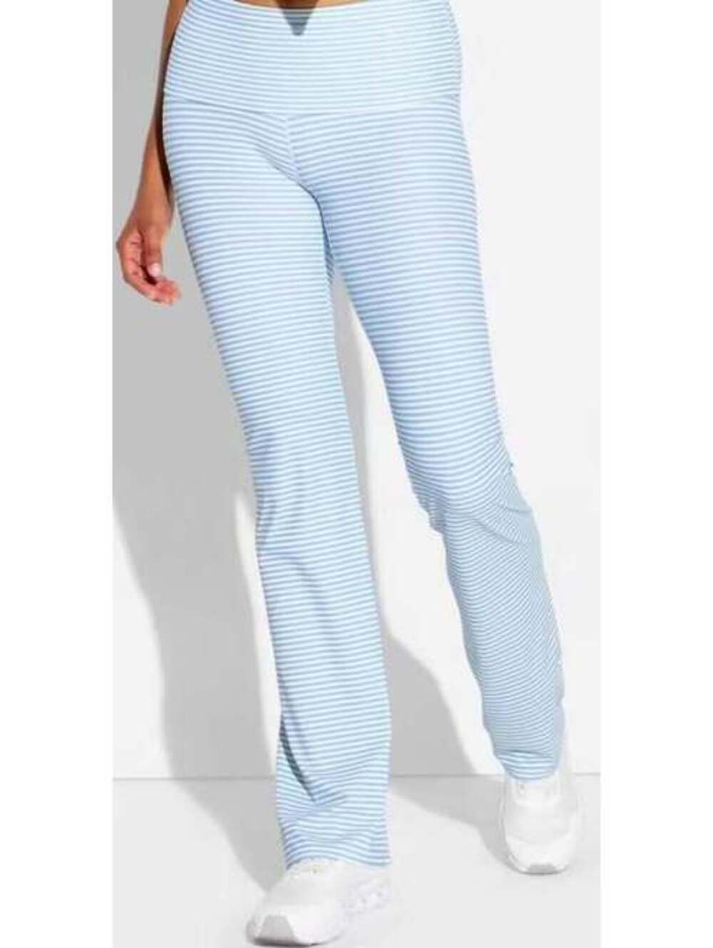 Target Soft Cotton Pant 2X Light Blue Striped